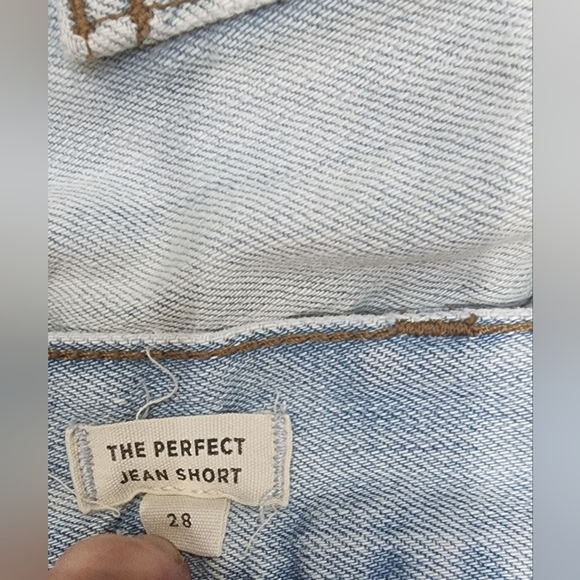 Madewell‎ The Perfect Jean Short: Embroidered Edition Size 28 - Picture 5 of 5